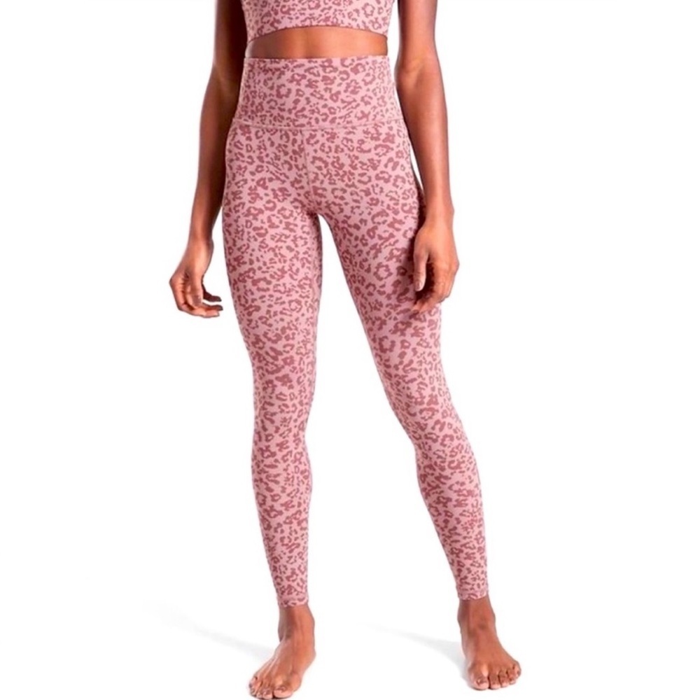 Athleta Women’s Leopard Print High Rise Leggings Size Small